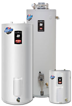 our plumbers can service any type of water heaters