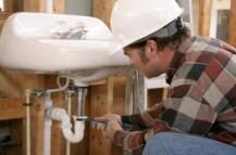 Jeff installs a new bathroom sink